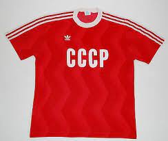 1980s RUSSIA CCCP USSR ADIDAS HOME FOOTBALL SHIRT (SIZE L) | eBay