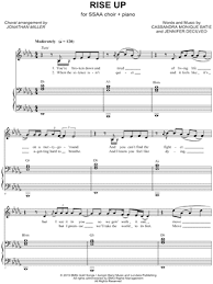 December 30, 1984) is an american singer and songwriter from san diego, california. Andra Day Rise Up Arr Jonathan Miller Ssaa Choir Piano Choral Sheet Music In Db Major Download Print Sku Mn0164652