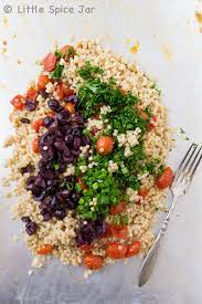 Crazy) overboard in the produce aisle and cheese case. Mediterranean Pearl Couscous Salad Little Spice Jar
