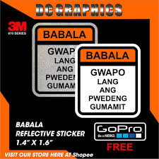 BABALA DECAL/STICKER 3M and PRIMECAL BRAND | Shopee Philippines
