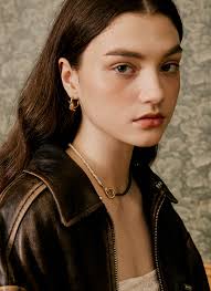 VINTAGE HOLLYWOOD】Double Ring Pearl Necklace_VH2479NE007M