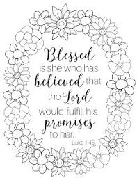 blessed is she coloring page bible verse coloring page scripture coloring printable coloring pages