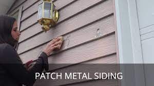 How To Patch Metal Siding | Repair A Hole In Aluminum Or Steel Siding -  Youtube