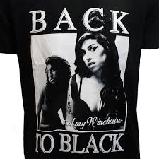 This track is the third single from the back to black album and was. Amy Winehouse Back To Black T Shirt Black Popmerch Com