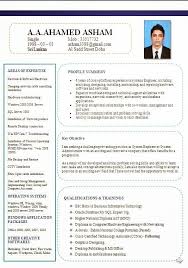 That is in reverse date order starting resume most recent. Cv Templates Doc In Sri Lanka