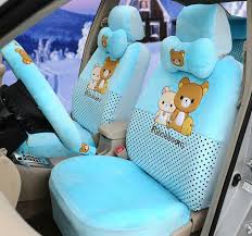 Buy Wholesale Elegant Rilakkuma Universal Auto Dot Car Seat Covers Velvet Full Set 16pcs Blue From Blue Car Accessories Car Accessories Pink Car Accessories