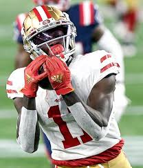 49ers Rookie Brandon Aiyuk Impressing The Great Jerry Rice In 2020 Jerry Rice Football Helmets 49ers
