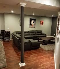 Rather than gray poles, it may dress to resemble the decorative columns gantry, either on their own or by employing a kit column decoration. Lally Column Covers In Basement Remodel Architectural Depot