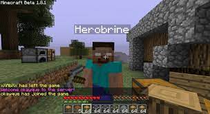 He huffed at that answer. Herobrine Sighting Fake Minecraft Project Minecraft Minecraft Projects All Minecraft