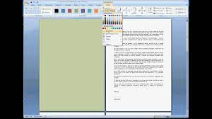 Collaborate for free with an online version of microsoft word. How To Change The Background Color Of A Single Page In Msword Avi Youtube