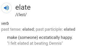 What Do You Mean By Elated Edurev Class 10 Question