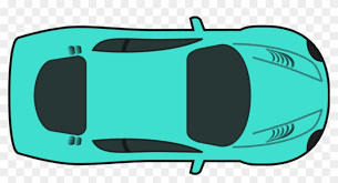 Add the wheels and windshield. Turquoise Racing Car Vector Drawing Car Top View Clipart Free Transparent Png Clipart Images Download