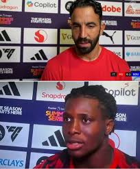 Patrick and captain Bruno ♥️♥️ #MUFC #manunited