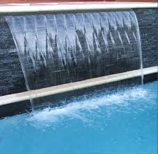Acrylic Waterfall Outlet For Swimming Pool Waterfall Wall Swimming Pool Waterfall Garden Water Outdoor Water Feature Waterfall Landscaping Pool Water Features