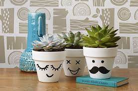 You're lost and thirsty in a desert. Decorated Flower Pots Craft Decorated Flower Pots Flower Pot Crafts Painted Plant Pots