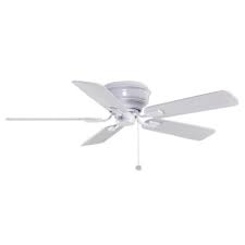 No one thinks about home decor and says to themselves: Hampton Bay Hawkins 44 In Indoor White Ceiling Fan Yg204 Wh The Home Depot