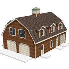 500 x 400 jpeg 111 кб. House Shed With Gambrel Roof 3d Model Formfonts 3d Models Textures