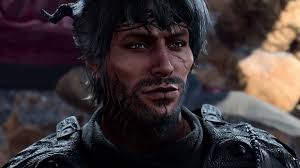 Trying out male face mods for the first time... Meet My new Durge, Rhys🖤✨️  What do ya think👀