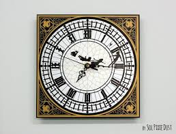 Peter Pan Big Ben Wall Clock Etsy In 2020 Wall Clock Clock Big Wall Clocks