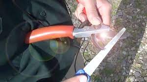 How to sharpen garden tools video. How To Sharpen Pruning Shears Video Scary Sharp Pruning Shears Youtube