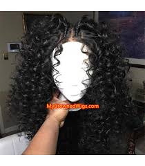 Brazilian Virgin Pineapple Curly 360 Wigs With Pre Plucked Hairline Mcwcc1