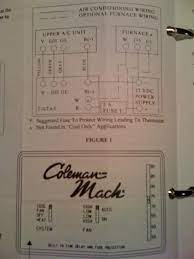 You may scroll through the images below to search for the thermostat has terminals which are marked for color, r = red, w = white, y =yellow, g =green. Ob 3278 Coleman Mach Wiring Diagram Download Diagram