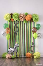 9 Easy Diy Jungle Safari Party Ideas Jungle Theme Birthday Party Jungle Party Decorations Jungle Safari Birthday