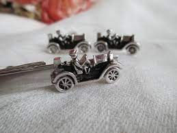 Vintage Cufflinks Set Swank Silver Model T Automobile Car Etsy Vintage Cufflinks Cufflink Set Cufflinks