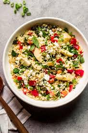 Is couscous good for you? Spinach Orzo Salad With Artichokes Little Broken