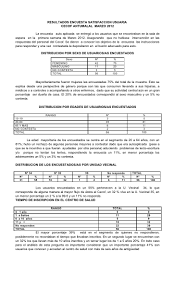 Utilizando volcano podremos enviar encuestas para evaluar nuestros servicios. Resultados Encuesta Satisfaccion Usuaria Cecof Marzo 2012 Gladys
