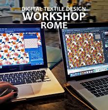 Foundation course in contemporary textiles; Digital Textile Design Workshop Rome Daniela Perez Nagel