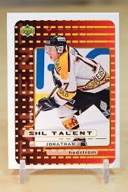1999-00 Upper Deck Swedish SHL Talent #211 Jonathan Hedstrom