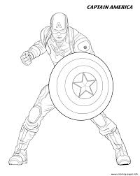 Customize the letters by coloring with markers or pencils. Captain America From The Avengers Coloring Pages Printable