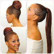 This classic updo completes your prom look. Found On Bing From Www Pinterest Com Straight Up Hairstyles African Braids Hairstyles Cornrow Hairstyles