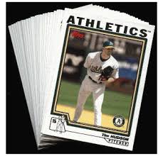 Yes, it comes with a massive price tag and elusive print run of just 50. 2004 Topps Oakland Athletics Baseball Cards Mlb Team Set