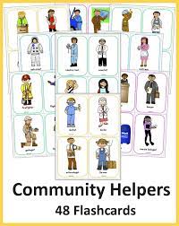 Community Helpers Flashcards Community Helpers Flashcards Community Helpers Kindergarten