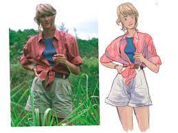 'jurassic park' actress laura dern has a miniature t. Laura Dern From Jurassic Park By Searshalore On Deviantart