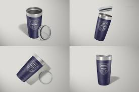 20oz Stainless Steel Tumbler Mockup Stainless Steel Tumblers Powder Coated Tumblers Stainless Steel
