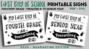 Free printable closed for the 4th signs. Free Last Day Of School Signs Straight Outta Quarantine For Every Grade Lovely Planner