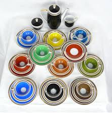 Ddr Kaffeeservice Gehren 50er 60er Gdr Kaffeeservice Sammeltassen Kaffee