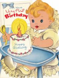First Birthday Birthday Wishes For One Year Old Boy Your Place To Buy And Sell All Things Handmade Happy Birthday Vintage Vintage Birthday Cards Kids Birthday Cards