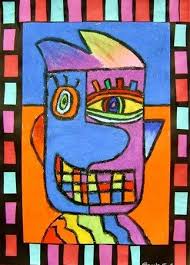 Die motive waren auch illustrationen im. 20 Picasso Gesichter Ideen Picasso Kunst Kunststunden