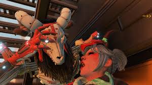 I wanted to take a cool screenshot of the Rev execution, I ended up wit  this. : rapexlegends