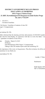 Invitation card/ surat undangan dalam bahasa inggris merupakan salah satu jenis functional text yang paling populer dalam bahasa inggris. 35 Contoh Surat Undangan Rapat Resmi Pernikahan Dll Contoh Surat