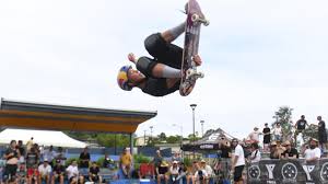 The australian skateboarder secured the gold medal in tokyo 2020 with two spectacular performances in the finals. Tokyo Olympics 2020 Skateboarding Champ Keegan Palmer Praises Gympie Skate Park The Courier Mail