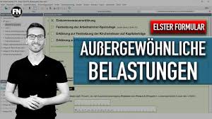 Wie mache ich eine steuererklärung und was muss ich dabei beachten? Steuer 2019 Anlage Aussergewohnliche Belastungen Steuererklarung 2019 Ausfullen Elster Youtube