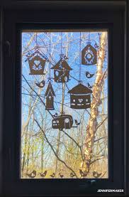 Please read free gift rules below! Birdhouse Window Clings Brighten Your Winter Jennifer Maker