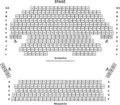 Calvin Theater Seating Chart Montalban Theater Seating Chart