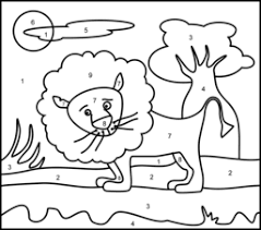 Lion Online Color By Number Page Command Shift 3 To Screen Shot Then Print Lion Coloring Pages Coloring Pages Printable Coloring Pages