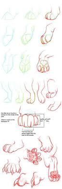 Paw Tutorial By Nizira Hathor On Deviantart Drawing Tutorial Drawings Drawing Reference